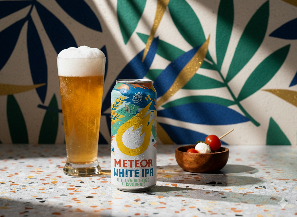 Meteor – White IPA Packshot